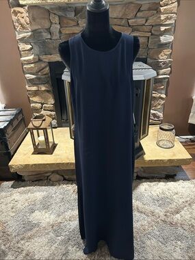 MSK Navy Sleeveless Maxi Dress